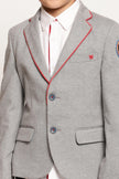 One Friday Grey Solid Spider Man Blazer - One Friday World