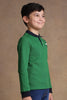 One Friday Kids Boys Green Solid T-shirt