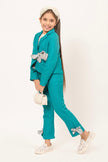 One Friday Enchanted Teal Blazer - One Friday World