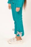 One Friday Whimsical Teal Trousers - One Friday World