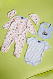 One Friday Infant Boys Set of 2 Printed Pure Cotton Bodysuit - One Friday World