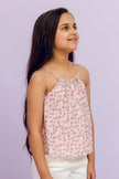 One Friday Kids Girls Sleeveless Nude Top - One Friday World