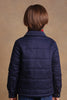 One Friday Boys Navy Blue Solid Jacket