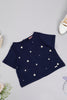 One Friday Kids Girls Navy Blue Solid Top