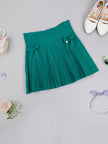 One Friday Green Solid Skirt