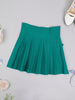 One Friday Green Solid Skirt