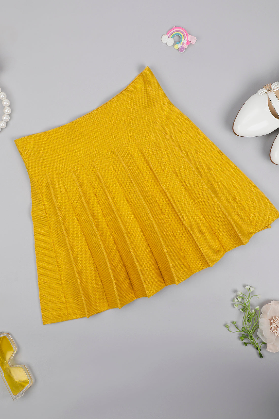 One Friday Mustard Skirt