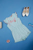 One Friday Kids Girls Blue Cotton Playsuit - One Friday World