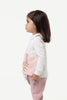 One Friday Baby Girls Off White Peter Pan Collar Sweatshirt