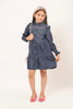 One Friday Kids Girls Puff Sleeves Cotton Denim Dress - One Friday World