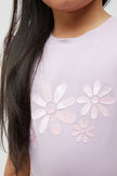 One Friday Lilac Flower Top - One Friday World