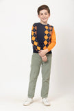 One Friday Varsity Chic Sage Green Adventure Trousers for Boys - One Friday World