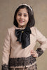 One Friday Kids Girls Beige Solid Jacket