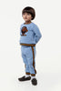 One Friday Baby Boys New born Ice Blue Alien Track Suit