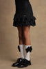 One Friday Girls Star Design Frilled Black Skirt