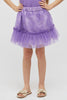 One Friday Kids Girls Purple Floral Mesh Skirt - One Friday World