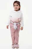 One Friday Baby Girls Pink Aristocrats Trouser - One Friday World