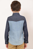 One Friday Kids Boys Blue Denim Shirt - One Friday World