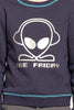 One Friday Kids Boys Navy Blue Alien Printed Sweatshirt