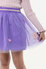 One Friday Kids Girls Lilac Mesh Fabric Skirt - One Friday World