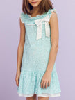 One Friday Kids Girls Aqua Dress - One Friday World