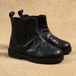 One Friday Boys Black Solid Boots