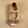 One Friday Girls Beige Party Wear Shoes