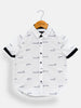 One Friday Kids Boys Off White Shirt