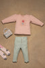 One Friday Baby Girls Multi Solid Top With Trouser