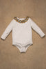 One Friday Baby Girls Mustard Solid Dangri with t-shirt