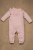 One Friday Baby Girls Pink Stripes Romper With T-Shirt