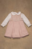 One Friday Baby Girls Pink Heart Print Dress With Top