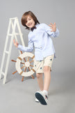 One Friday Kids Boys 100% Cotton Full Sleeves Shirt - One Friday World