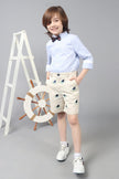 One Friday Kids Boys Beige Cotton Shorts - One Friday World