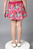 One Friday Kids Girls Multicolored Floral Printed Skirt - One Friday World