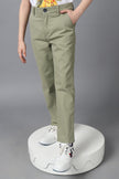 One Friday Kids Boys 100% Cotton Green Chinos With Pockets - One Friday World