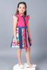 One Friday Kids Girls Prints and Patterns Pink Dress - One Friday World