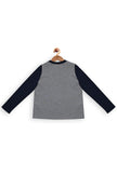 One Friday Kids Boys Grey Printed T-Shirt - One Friday World