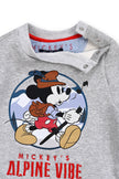 One Friday Baby Boys Grey Mickey Printed Sweatshirt