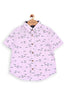 One Friday Kids Boys Pink Animal Printed Shirt - One Friday World