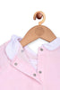 One Friday Baby Girls Pink Peter Pan Collar Romper - One Friday World