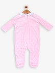 One Friday Baby Girls Pink Peter Pan Collar Romper - One Friday World