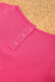 One Friday Baby Girls Pink Solid  Sweat Shirt With Track Pant