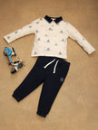 One Friday Infant Boys T-Shirt With Track Pant Set