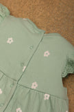 One Friday Baby Girls Floral Mint Dress