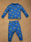 One Friday Baby Boys Blue Vehicle Print Night Suit