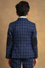 One Friday Kids Boys Blue Checks Blazer