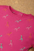 One Friday Kids Boys Pink Animal Printed Night Suit