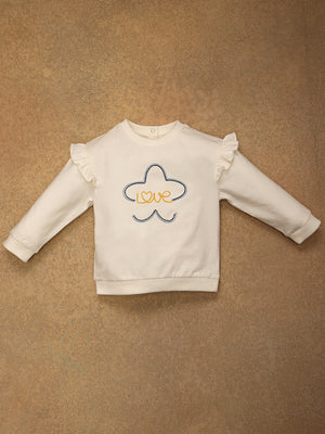 One Friday Baby Girls Multi Solid Top With Trouser