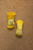 One Friday Yellow Knitted Multi Colour Socks